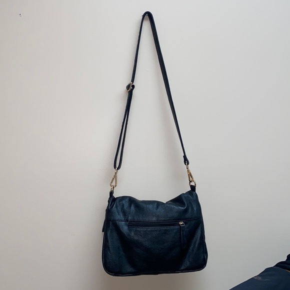 Jeanne Lottie Black leather  crossbody bag - Picture 5 of 16